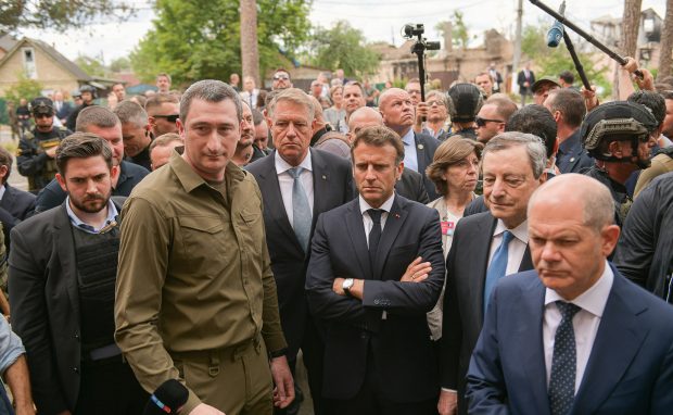 Iohannis, Macron, Scholz și Draghi au promis susținere pentru candidatura Ucrainei la Uniunea Europeană