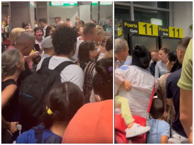 Revoltă în aeroportul Otopeni după ce un zbor Wizz Air a fost anulat joi seară. Călătorilor li s-a spus că nu are cine să piloteze avionul! Alte peste 50 de curse întârziate