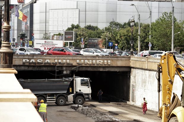 Lucrările de amploare la planşeul şi la Pasajul Unirii din București încep în 2025. Cât vor dura