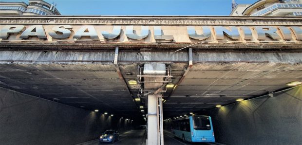 Primul pasaj rutier din țara noastră cu semnal GSM și sistem de ventilație pentru extragerea noxelor. Pasajul Unirii se închide duminică pentru lucrări de consolidare și punere în siguranță