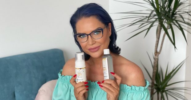 Eugenia Șerban, rutină de îngrijire pe bază de aur! Actrița s-a îndrăgostit de ,,Momirov Cosmetics”
