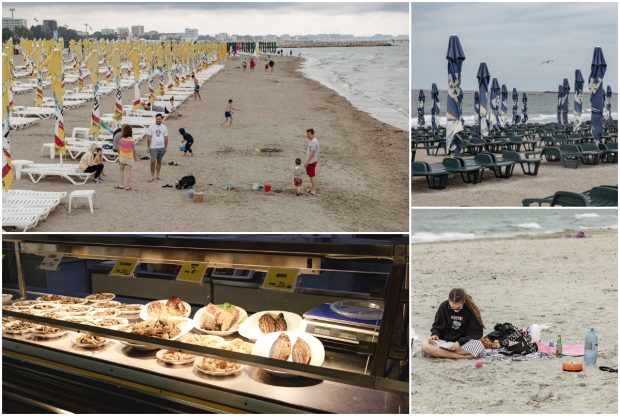 FOTOREPORTAJ. Miracolul de Rusalii de la Mamaia: stațiunea a rămas pustie, iar berea și mâncarea au avut prețuri pentru „muritori”