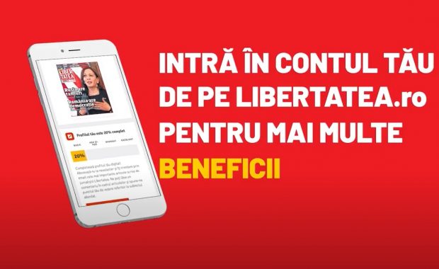 Noi avantaje și funcții ale site-ului libertatea.ro. Dacă îți faci cont, poți comenta, primești newslettere și ai notificări la evenimente