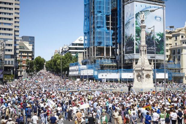 25.000 de oameni au manifestat la Madrid împotriva avortului: „Este crimă! Da, vieții, da, familiei!”