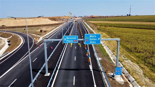 Joi se deschide centura orașului Slatina pe Drumul Expres Craiova-Pitești. Cum arată cu o zi înainte de inaugurare