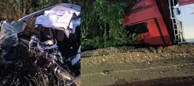 Accident grav în Teleorman. Doi adulţi şi trei copii au murit, după ce maşina în care se aflau a intrat frontal într-un TIR