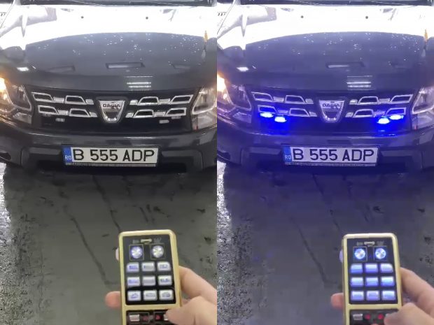 Ce oficiali din România își pun pe mașini lumini stroboscopice fără niciun drept