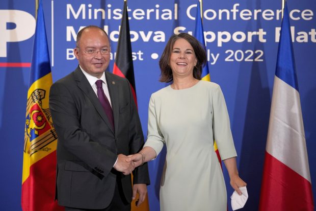 Două milioane de tone de cereale ucrainene pot trece pe Dunăre și prin portul Constanța, spune ministrul german de externe
