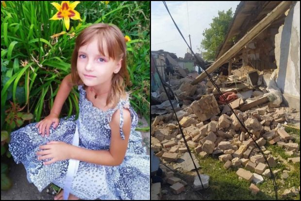 Povestea ultimei nopți din viața Evei, 8 ani, care a murit după ce casa ei a fost lovită de o rachetă rusească. Fotografia care a cutremurat Ucraina