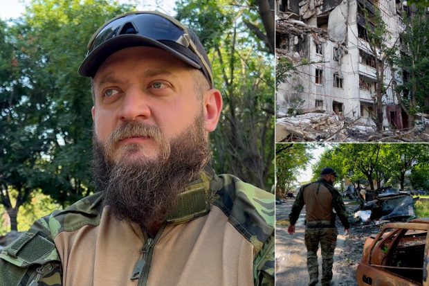 REPORTAJ EXCLUSIV de pe frontul din Harkov. Un veteran din Batalionul Azov vorbește despre „neonazism”