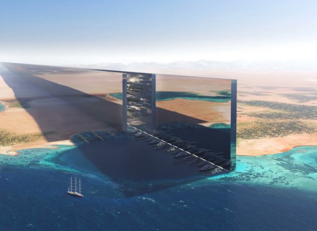 Arabia Saudită vrea să construiască în deșert o clădire-oraș lungă de 170 km, care să găzduiască 9 milioane de oameni