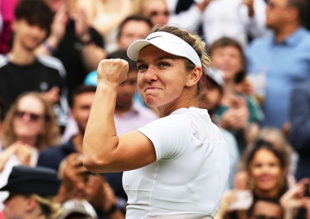Simona Halep e în semifinale la Wimbledon! Victorie în două seturi cu Anisimova