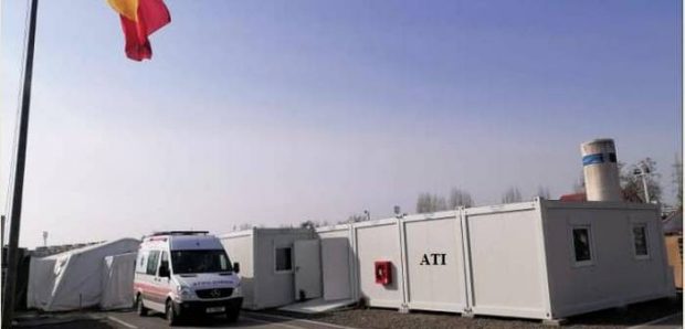Spitalul modular de COVID de pe stadionul CFR din Timișoara se redeschide, după ce a crescut numărul cazurilor