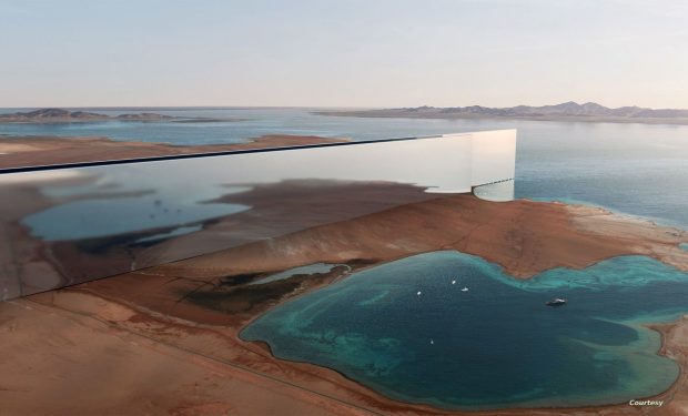 Arabia Saudită construiește un oraș în deșert, de 170 de kilometri lungime, format dintr-un singur zgârie-nori