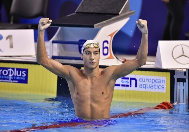 Vlad Stancu a câștigat medalia de argint la 400 m liber la Europenele de juniori de la Otopeni