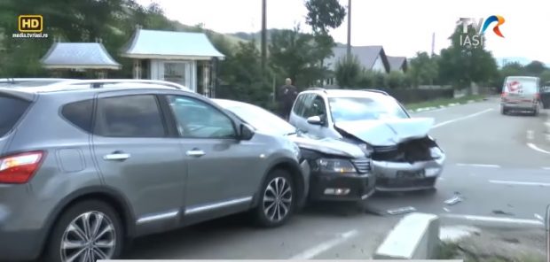 Accident în direct pe TVR, când reporterul vorbea despre cât de periculoasă e intersecţia – VIDEO