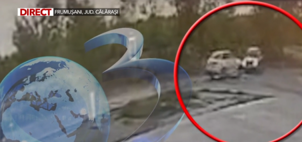 Accidentul de la Frumușani în care cinci oameni au murit, surprins de camerele de supraveghere