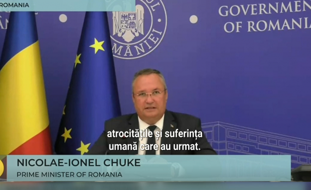 Numele premierului Nicolae Ciucă, scris greșit de organizatorii summitului Platforma Crimeea