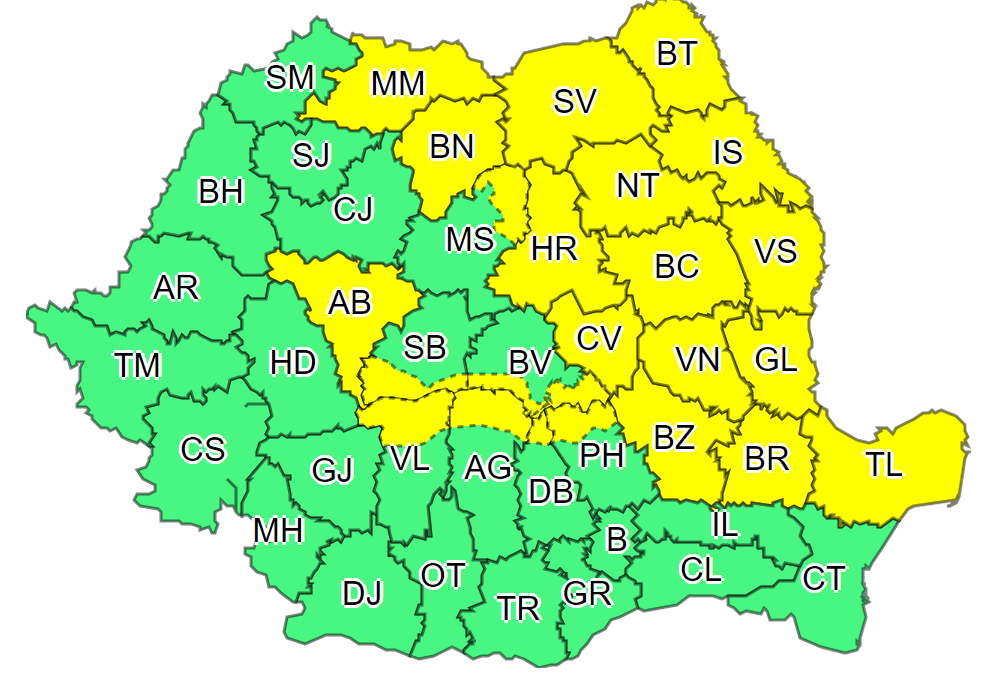 România, împărțită între cod galben de caniculă și de furtuni. Cum va fi vremea pe litoral și în București