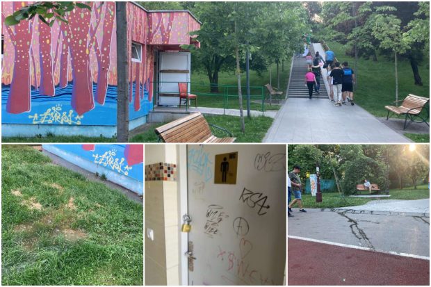 DSP București: amenzi pentru toaletele neîngrijite din parcurile sectorului 3