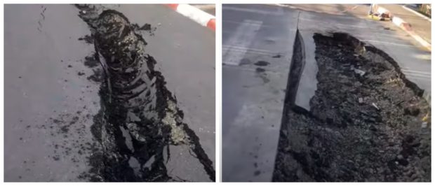 O stradă din Mărășești, reabilitată anul trecut, s-a surpat aproape complet. Cum arată acum | VIDEO