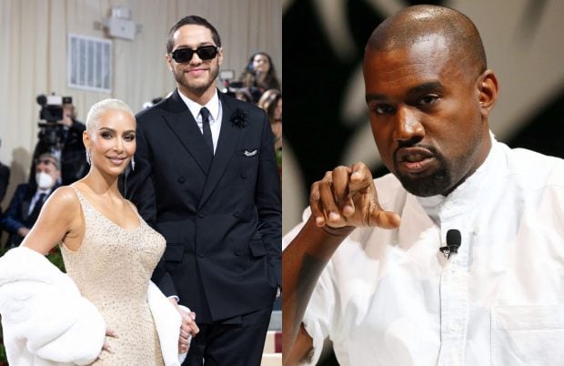 Kanye West, mesaj deplasat după ce a aflat că Pete Davidson și Kim Kardashian s-au despărțit