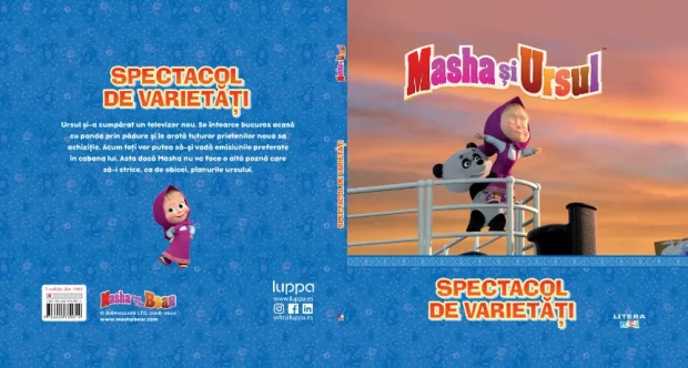 Spectacol de varietăți, figurină, căsuță cadou – Ediția nr. 2 (Masha și Ursul)