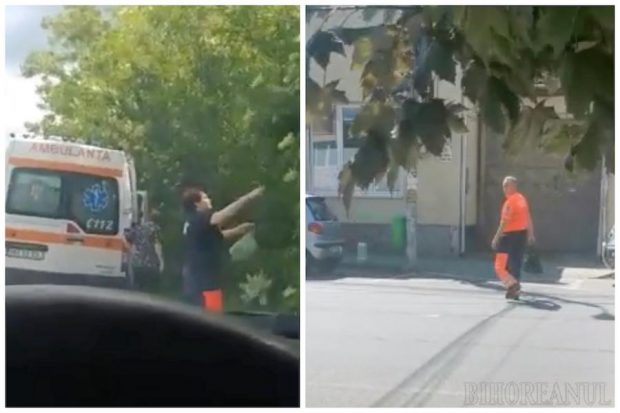 Angajată a Ambulanței Bihor, filmată când culegea flori de soc cu pacientul în salvare. Un ambulanțier, surprins la cumpărături, în aceleași circumstanțe
