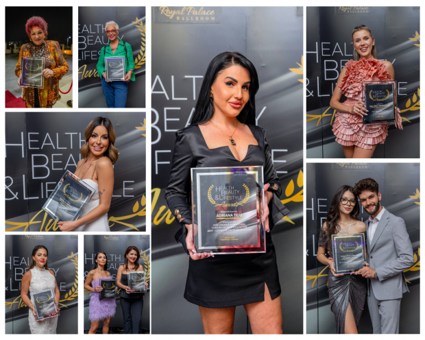 Adriana Ticu a primit, în cadrul galei Health, Beauty & Lifestyle Awards, premiul pentru ,,Performanță în Realizarea Cursurilor de Înfrumusețare” – ADIT CENTRU DE INSTRUIRE MOLDOVA