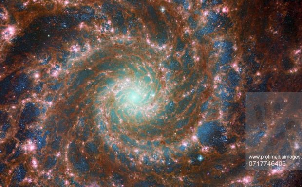 NASA publică imagini cu Galaxia Fantomă, aflată la 32 de milioane de ani lumină de Pământ