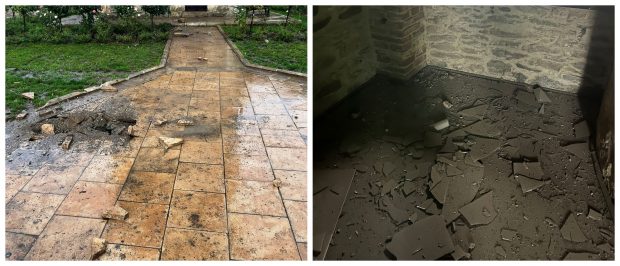 Turnul lui Ștefan din Piatra-Neamț, lovit de trăsnet. Martor: „S-au cutremurat clădirile din jur”