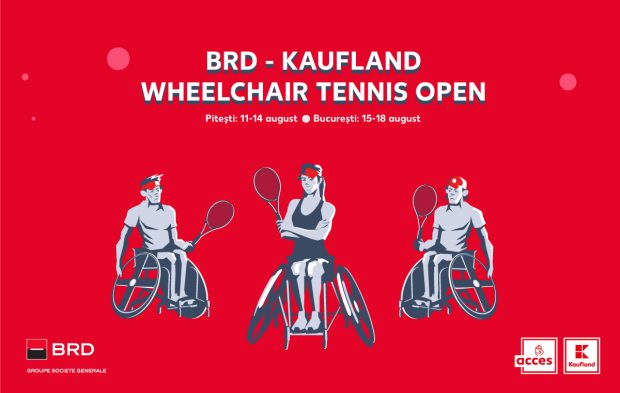 Kaufland România susține turneele din seria Wheelchair Tennis Open, organizate la Pitești și București