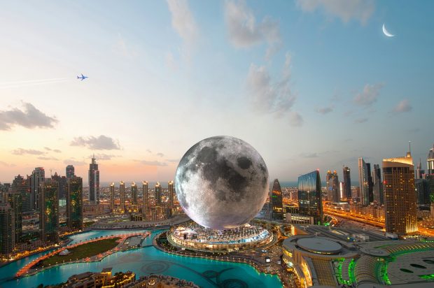 Hotelul inspirat de Lună. Proiectul inedit ar putea fi construit în Dubai