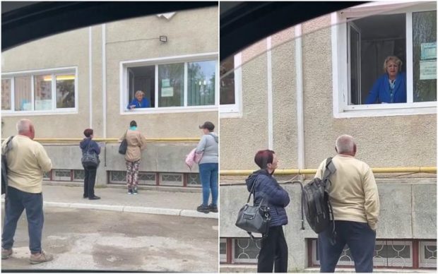 La un cabinet medical din Cluj pacienții sunt triați la geam. Medic: „Nu introducem 20 de pacienți o dată în cabinet”