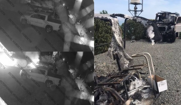 Două mașini ale șefului Russia Today, post de propagandă al Kremlinului, incendiate la vila lui de 16 milioane de euro din Crimeea