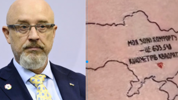 Ministrul ucrainean al apărării, tatuat de nepoții săi. Ce are pe corp