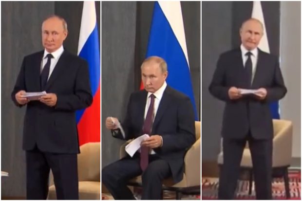 Vladimir Putin, lăsat să aștepte de liderii kârgâz, azer și iranian, la trei întâlniri diferite. Reacțiile președintelui rus | VIDEO
