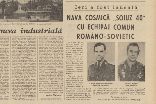Primul român în spaţiul cosmic, Dumitru Prunariu, împlineşte 70 de ani. Ce scria presa comunistă în 1981 despre misiunea spațială