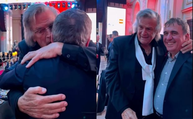 Întâlnire emoționantă între Florin Piersic și Gheorghe Hagi. Cum au fost filmați cei „doi regi”