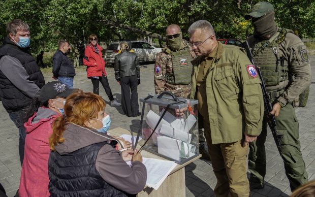 Rezultatele parțiale ale referendumurilor din Ucraina, anunțate de Moscova. Câți oameni au votat pentru anexarea a 15% din țară la Rusia