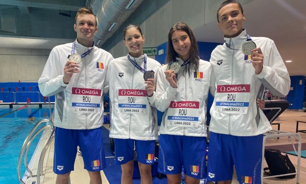 David Popovici, medalie de argint alături de ștafeta mixtă de 4×100 m liber a României