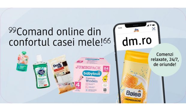 dm drogerie markt anunță lansarea magazinului online în România