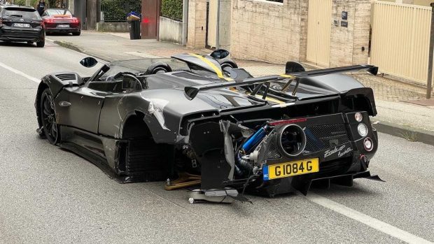 Bolid de 15 milioane de euro, implicat într-un accident la Zagreb. Au fost construite doar trei exemplare – VIDEO