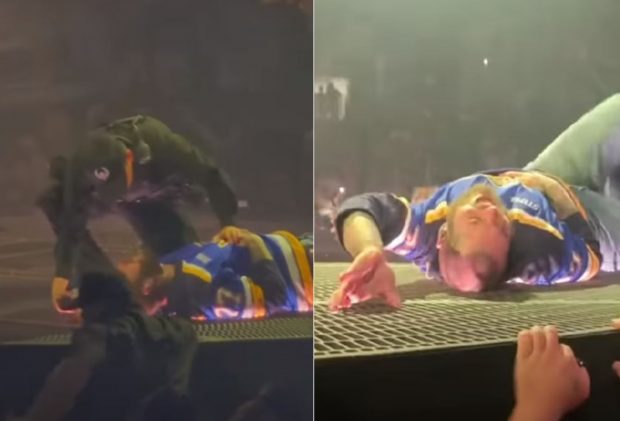 Post Malone a căzut pe scenă în timpul unui concert. Artistul a avut nevoie de intervenția medicilor