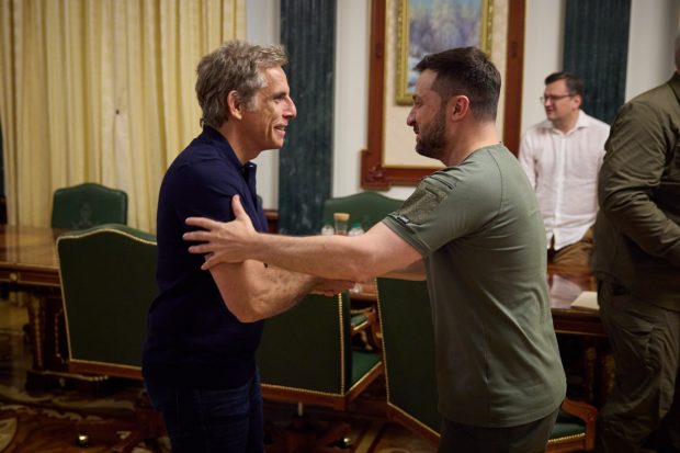 Actorii Ben Stiller și Sean Pean, care au susținut Kievul încă de la începutul invaziei, incluși pe lista de sancțiuni a Moscovei