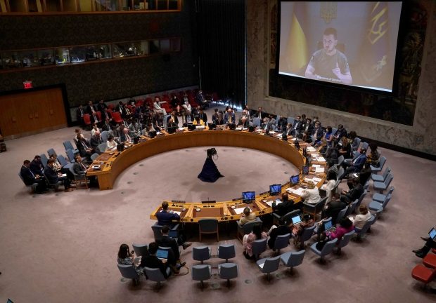 Zelenski se va putea adresa Adunării Generale a ONU, în mod excepțional, în pofida opoziției Rusiei