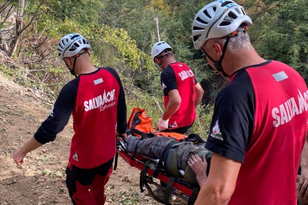 Bărbat dispărut în pădure în Valea Jiului, găsit în viaţă după opt zile