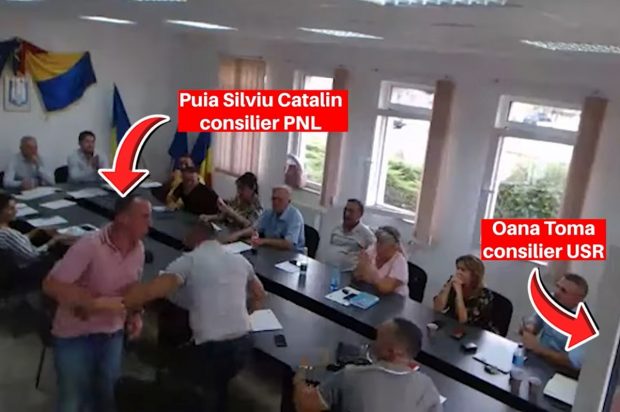 Scandal între PNL și USR la Arad. Un consilier liberal a amenințat o consilieră USR: „Îți arăt eu ție”