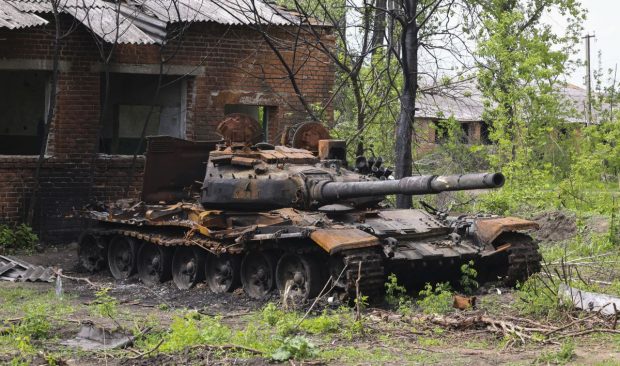 O armată-cheie de tancuri rusești, cu rol major împotriva NATO, „grav deteriorată” în Harkov, anunță Londra