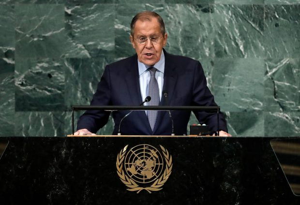 Serghei Lavrov a anunțat la ONU că doctrinele Rusiei, inclusiv cele nucleare, vor fi extinse și la posibilele noi teritorii anexate